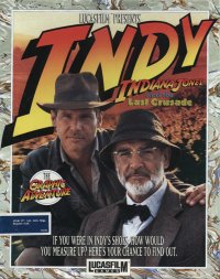 Indiana Jones and the Last Crusade Amiga US box art